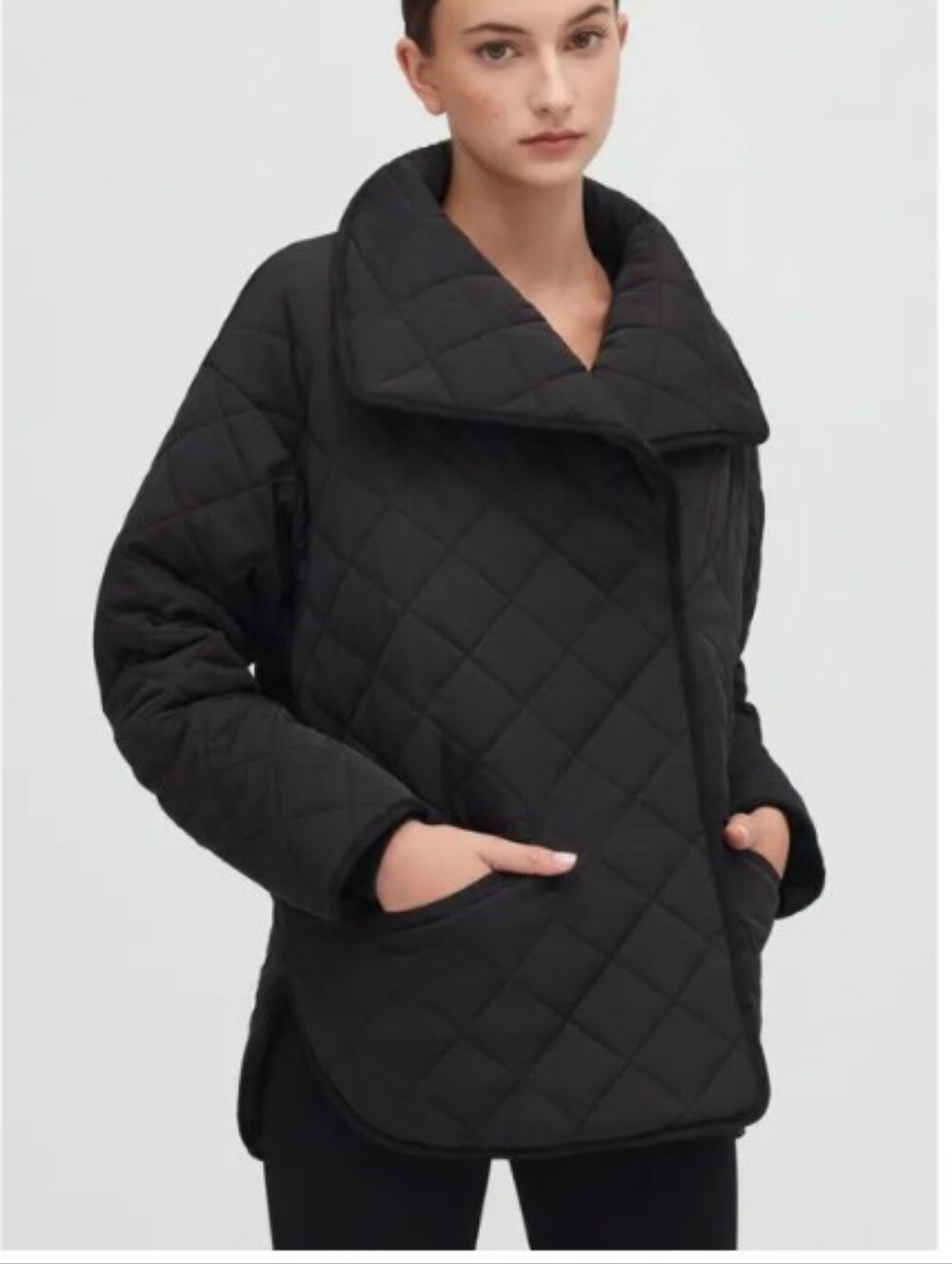 Cuyana Quilted Wrap Puffer Jacket